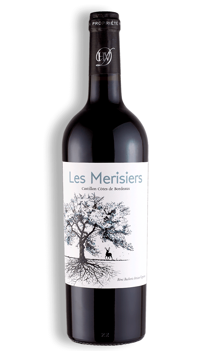 Bouteille de vin rouge Les Merisiers